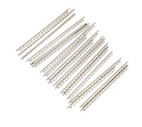 Yctze Set di Cavi per Tasti in Ottone Durevole da 19 Pezzi da 2,0 Mm per Chitarre Classiche in Legno, Parti di Ricambio