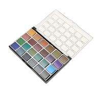 Yctze Set di Colori Ad Acquerello da 24 Colori con Effetto retrò Perlescente per Nail Art e Disegni - Resa Cromatica Vibrante, Sicuro per Bambini e Adulti, Ideale per Progetti Creativi