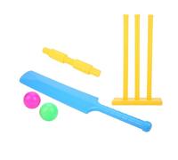 Yctze Set di Cricket per Bambini, Attrezzatura Sportiva All'aperto per | Materiale ABS resistente, migliora la coordinazione occhio-mano, gioca in cortile o nel parco
