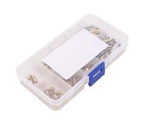 Yctze Set di Distanziatori Distanziatori in Ottone da 180 Pezzi M2.5 con Viti e Dadi - Pilastri Esagonali Maschio Femmina per Progetti di Elettronica e Fai da Te