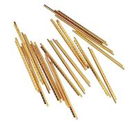 Yctze Set di Fili per Chitarra d'oro 19pcs con Angoli Pre -round per Chitarre Elettriche - e Installazione