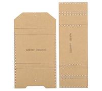 Yctze Set di Modelli di Stencil per Borsa Trasparente, Modello di Portafoglio, per Artigianato in Pelle, e Appassionati di Stampi per Borse Facili da Usare, Include Due Modelli, Pacchetti di Carte