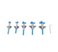 Yctze Set di Punte Forstner per Cerniera da 35 Mm, Set di 5 Punte da Trapano Noiose, con Codolo Esagonale, di Apertura per Fori, Installazione Cerniera, 15 Mm, 20, 25, 30, 35, di Forstner per da