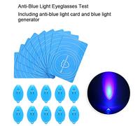 Yctze Set di Schede per il Test della Luce Blu Scheda di Rilevamento del Test della Luce Blu Professionale Scheda per il della Generatore di Industriale e Scientifico