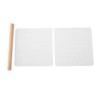 Yctze Set di Strumenti per la Stampa di Lettere Fai-da-te in Pelle Fatti a Mano - Kit di Timbratura Alfanumerica per Lavorazione di Pelle e Carta, Include 79 Simboli, Numeri e Lettere