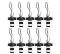 Yctze Set di Tappi per Bottiglie Riutilizzabili da 10 Pezzi - Strumento per Tappo a Vuoto per Sigillare Bottiglie di Rosso Bianco, Soda, Olio e Aceto - Accessori Essenziali per la