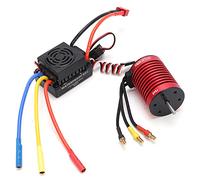 Yctze Set Motore Brushless F540 4370KV e ESC 60A con Spina a T per Auto RC /10 - Alta Efficienza e Prestazioni