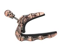 Yctze Skull Guitar Capo - Accessori di Tensione per Acustico, Chitarra Elettrica e Ukulele (bronzo antico)