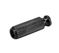 Yctze Sostituzione per Chitarra Premium con Perni e Ancoraggi per Ponte Tremolo da 8 Mm - Set di 2, Floyd Rose in Lega di Rame-zinco, Altezza 2,4-3,8 Cm, Disponibile in Oro, Argento, Nero (BLACK)