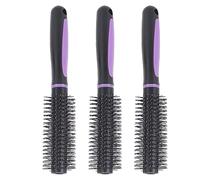 Yctze Spazzola per Capelli Rotonda 3 Pezzi, Pettine a Rullo Arricciacapelli Antiscivolo, Strumento per lo Styling Professionale con Design Durevole, Ideale per Asciugare Tutti i di Capelli per Uso