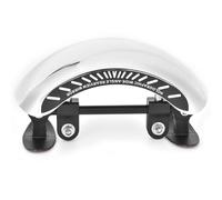 Yctze Specchietto Retrovisore Olografico per Moto ABS Cromato Argento Cromato Specchietto Retrovisore per Moto Cromato 180 Supporto per Parabrezza Centrale Ultra Grandangolare Universale