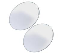 Yctze Specchio per Punto Cieco Rotondo in Vetro HD e Alloggiamento in ABS Specchietto Retrovisore Grandangolare Convesso per Camion SUV