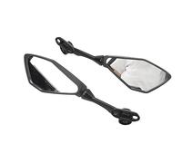 Yctze Spesso di Retrovisore Retrovisore Motociclistico 2 Pcs Specchio Laterale Manubrio a Prova di Ammortizzatori per Miglioramento e