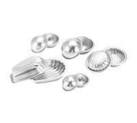 Yctze Stampi per Bombe da Bagno Fatti a Mano in Lega di Alluminio - Strumenti Fai da Te per Bombe da Bagno e Torte Frizzanti - Forme e Dimensioni Multiple per Progetti Creativi (#1)