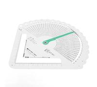 Yctze Strumento di Misurazione del Righello e Calibro a Maglia - Calcolatore del Punto Accurato Multifunzionale per Progetti di Filati e Progettazione di Abbigliamento