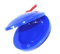 Yctze Strumento Musicale Castanet in Plastica per Bambini per YTHM e Sviluppo del Coordinamento Nei Bambini (blu scuro)