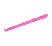 Yctze Strumento per Flauto Dolce Soprano in ABS a 8 Fori per Bambini - Ideale per Asili e Scuole Elementari, Coltiva l'interesse Musicale con Voce Chiara e Intonazione Accurata (Rosa rossa)