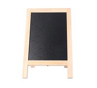 Yctze Struttura a Doppia Faccia a Cavalletto a Doppia Parte della Struttura in Legno Lucidata 19x30 Cm con Supporto Pieghevole Magnetico e Accessori per la pubblicità