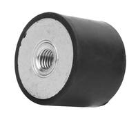 Yctze Supporto in Gomma 4 Pezzi per Assorbimento degli Urti (DE40*30 M10) | Gomma resistente, adatta per compressori, smorzamento delle vibrazioni, design con rivestimento in metallo