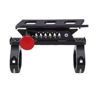 Yctze Supporto per Estintore a Sgancio Rapido, Supporto per Estintore con Roll Bar Regolabile in Alluminio con 4 Morsetti, Compatibile con Roll Bar da 1,75 a 2 Pollici per UTV