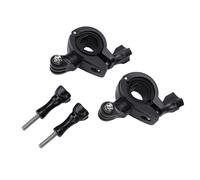 Yctze Supporto per Manubrio Bici, Morsetto Regolabile per Fotocamera da 15 a 32 Mm con Cuscinetti in Gomma e Manopola per Action Cam, Compatibile con Supporti per Streaming Live su