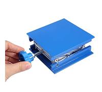 Yctze Supporto per Piattaforme Lab-Lift in Ossido di Alluminio - Uso in Laboratorio - Piattaforma 100 * 100 Mm, Altezza da 45 Mm a 158, Carico 5 Kg con Opzione Asta di Supporto