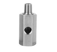 Yctze T Adattatore per Sensore Pressione Olio M10x1,5 in Acciaio Inossidabile con Porta 1/8 NPT, per Alimentazione Olio e Manometro Aftermarket