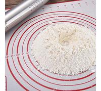 Yctze Tappetino da Forno Antiaderente Al Silicone per Impasto Rotolante - Pasticceria Riutilizzabile per Teatro e Cookie Cottura - Strumento di Cottura da Cucina da Cucina (rosso)