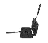 Yctze Teglia per Torta a Forma di Pesce Taiyaki, Piastra per Waffle in Alluminio Antiaderente con Design a Doppia Piastra per 4 Cialde, Teglia per Biscotti per la Casa, Feste di Fai-da-te e Dessert