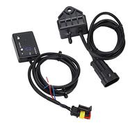 Yctze Temperatura Digitale da 12V da 14 a 40 PSI LED Blu per Vuoto Pressione Olio Digitale, Pressione, Display, Accessori Auto, Auto 12V, LED, Misuratore da