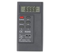 Yctze Termometro a Termocoppia Tipo K DT1310 - Ampio Intervallo di Temperature -200 ℃ a 1370 ℃ con Interfaccia Intuitiva, Alta Precisione e Indicatore di Batteria Scarica