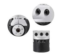 Yctze Testa B da 2 Pollici 50 Mm F1 con Supporto per Barra B per Tornio da 12 Mm per Gambo MT2 MT3 R8 - Utensile di Precisione per Fresatura