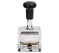 Yctze Timbro Numerico Automatico Autoinchiostrante a 10 Cifre con Design Comodo della Maniglia Efficienza Bancaria, Medica e Contabile - Corpo in Lega di Zinco Codifica Chiara e Uso Versatile