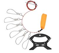 Yctze Traversa per Pesci Vivi in Acciaio Inossidabile da 5 M con Lucchetto da Pesca e Accessori per la Conservazione del Pescato