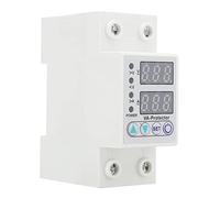 Yctze VA-63A Protettore da Sovratensione e Sottotensione con Doppio Display LED e Ripristino Automatico per Corrente CA 220 V