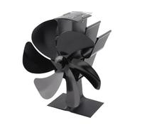 Yctze Ventola per Stufa Alimentata a Calore con 6 Pale Silenziose per Legna, Gas e Avvio Automatico Migliore Efficienza