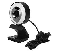 Yctze Webcam USB 2K Auto con Doppio Flash, per Videochiamate e Streaming Elettronico, Compatibile con XP2/Vista/WIN7/8/10/OS X.