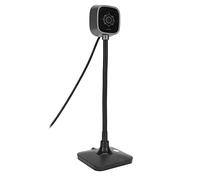 Yctze Webcam USB HD con AI Nessuna Riduzione, Fotocamera Piegabile per E Streaming E Videoconferenze - Plug and Play compatibilità.