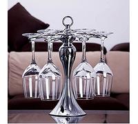 YCVAWEOD 6 portanti del Vino Possono Essere appesi, Supporto per Calice Creativo, Bicchiere di Vino Rosso Appeso a Testa in Giù, H33.5*W24 cm di Vetro di Vino Caldo Come Sempre LWX
