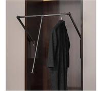 YCVAWEOD Abbattimento dell'Armadio, Tira Verso Il Basso, Tira Verso Il Basso, bloccante, Gancio Retrattile e deposito di Indumenti per Armadio, marrone-880 LWX