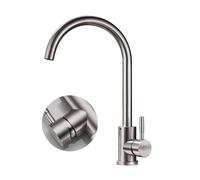 YCVAWEOD Acciaio Inossidabile Cucina Nera Rubinetto 360 ° morso di Ponte per Ponte Rotta Mixer Tap TACCHIO Caldo E CREDDA Moderna Moderna BAGNI INCHEATURA CRANA della CRANA della ed ELEGENTE LWX