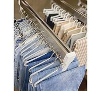 YCVAWEOD Arma per Armadio Estensibile Pesante - 30-80 cm Ricevi per Appendiabiti per tiri per tiri Regolabili, Forti portabicchieri da 25 kg di Abbigliamento per Il Guardaroba, Perfetto per