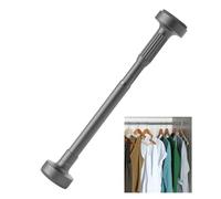 YCVAWEOD Armadio a Pressione Regolabile, Barra sospesa in Acciaio Inossidabile a Risparmio Spaziale (Grigio, 70-120 cm / 27,5-47 Pollici)-Nessuna Perforazione Richiesta LWX