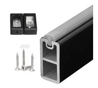 YCVAWEOD Armadio Montato a Parete Pesante per Abiti appesi, Lunghezza Personalizzata Tagliata a Dimensioni dell'asta di Sostituzione Staccabile di berroina del Guardaroba LWX