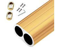 YCVAWEOD Armadio per Armadio Ovale in Metallo Pesante con Supporto a Parete 80130 cm di Supporti di Lunga Durata Inclusi LWX