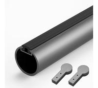 YCVAWEOD Armpe Armadio Rotondo Spazzolato in Oro Pesante per Abiti appesi a Parete/parcheggiatore Metallico Montato con staffe da 100 cm (39 3/8 ") Nizer Nizer LWX