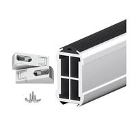 YCVAWEOD Asta di Armadio per alteo da Servizio Pesante Montato a Parete da 2470 Pollici di Abbigliamento in Metallo Lungo con Supporto per Un Sistema di Armadio Spesso LWX