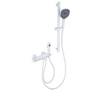 YCVAWEOD Baschi da Bagno montati a Parete Spazzolato per Vasca da Bagno in Oro Miscelatore Set Cascata con Pistola Spray per Bagno Freddo Cucinare la Doccia Mixer LWX