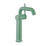 YCVAWEOD Basino a Leva Singola Tocca Il lavandino del Foro Singolo a Rotazione Verde 360 ° per Bagno, Verde, Corto LWX