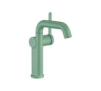 YCVAWEOD Basino a Leva Singola Tocca Il lavandino del Foro Singolo a Rotazione Verde 360 ° per Bagno, Verde, Corto LWX